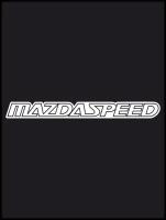 Наклейка на авто "Mazda speed надпись" 20х2см