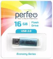 Флешка 16GB USB2 Perfeo E01 Blue