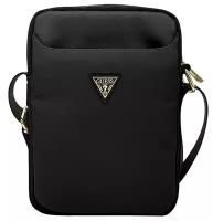 Сумка Guess Nylon Tablet bag with Triangle metal logo для планшета до 10", черная