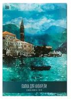 Папка для акварели А3, 20 листов Пейзаж, 180 г/м