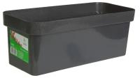 Darel plastic Ящик балконный для цветов «Эко», 60 см, 12 л, цвет темный гранит