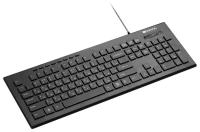 Клавиатура Canyon Hkb-20, wired keyboard with Silent switches,105 keys, black, 1.8 Meters cable leng