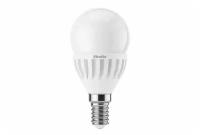 Лампа светодиодная энергосберегающая Sholtz 11Вт 220В шар G45 E14 2700К керамика (Шольц) LEB3061