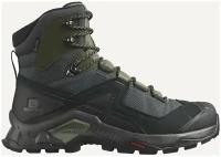 Salomon Ботинки QUEST ELEMENT GTX RU 46 UK 12 USm 12.5 СМ 30, black/deep lichen green/olive night