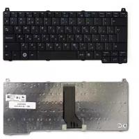 Клавиатура для ноутбука Dell Vostro 1710, 1720 Series. Плоский Enter. Черная, без рамки. PN: V081702AS