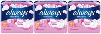 Always прокладки Ultra Sensitive Normal Plus, 4 капли, 10 шт., 3 уп., белый