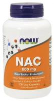 NOW NAC-Acetyl Cysteine 600 mg, 100 капс