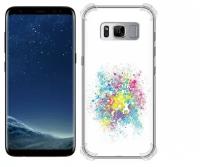 Чехол задняя-панель-накладка-бампер MyPads акварель абстракция для Samsung Galaxy S8 SM-G9500 противоударный