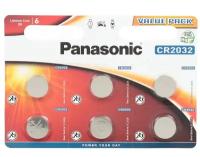 Panasonic Батарейка Panasonic Lithium Power CR-2032EL/6BW, 6шт