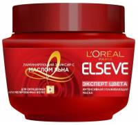 Маска для волос L'Oreal Elseve «Эксперт цвета», для окрашенных и мелированных волос, 300 мл