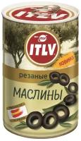 Маслины ITLV резанные, 4 шт. по 314 г, ж/б