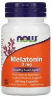 Now Foods Melatonin 3 mg 60 капсул