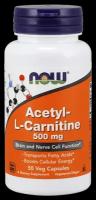 Acetyl-L-Carnitine, Ацетил-L-Карнитин 500 мг - 50 капсул