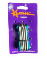 KLONK Ключ многофункциональный, мультитул, 8 в 1 (2/2.5/3/4/5/6mm/PH2/flat), BASIC, 10510 (УТ00024348)