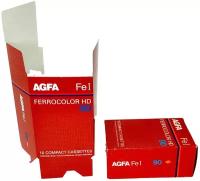 Коробочка для аудиокассет AFGA FeI 90 FERROCOLOR HD