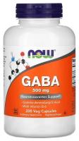 NOW Foods GABA 500 мг 200 капсул