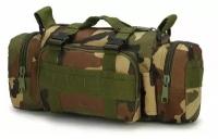 Сумка тактическая многофункциональная с системой MOLLE 34х18х20 камуфлированная нато