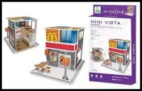 3D пазл, развивающий 3Д пазл для детей макдональдс, игрушка McDonald’s, конструктор для детей