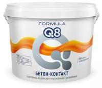 Грунтовка бетоноконтакт Formula Q8 бетон-контакт, 12 кг, 8.6 л, бесцветный