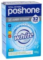 Posh One Стиральный порошок для белого белья powder laundry detergent for drum 1кг