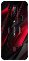 Силиконовый чехол на ZTE Nubia Red Magic 7S / ЗТЕ Нубия Ред Мэджик 7С Игровой фон