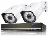 IVUE Готовый комплект видеонаблюдения AHD 2 Mpx для дачи на 2 камеры, шт, IVUE-2MP AHD-B2