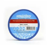 Изолента Smartbuy, 15мм*20м 130мкм, синяя, инд. упаковка