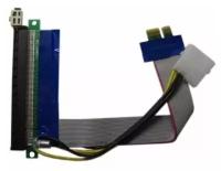 Переходник PCI-E x1 - PCI-E x16, 0.15м, Espada (EPCIEX1-16pw)