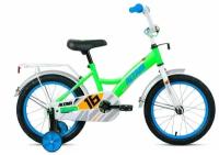 Велосипед ALTAIR KIDS 14 14" 2020-2021, ярко-зеленый/синий, 1BKT1K1B1003