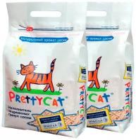 PRETTY CAT WOOD GRANULES наполнитель древесный для туалета котят (12 + 12 л)