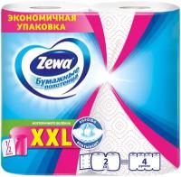 Полотенца бумажные Zewa XXL Декор двухслойные 2 рул., белый