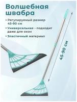 Швабра для плитки, швабра для паркета, швабра для ламината, швабра для кафеля, швабра скребок, швабра для пола, бирюзовый, Universal-Sale