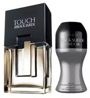 Black Suede Touch Набор для него, Туал. Вода 75 мл + Шар. Дезодорант 50 мл, AVON