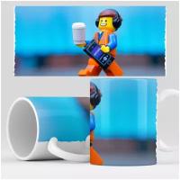 Кружка RocketCup с принтом "Лего Фильм" фильм Lego Movie Кружка Лего Детская кружка с рисунком Кружка для чая