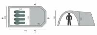 Палатка BTrace Osprey 4 (зеленая)