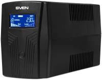 Резервный ИБП SVEN Pro 650 (LCD, USB) черный 390 Вт