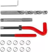 Набор для восстановления резьбы M10x1.25, 15 предметов Thorvik TRIS10125