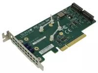 Адаптер для SSD M.2 Supermicro AOC-SLG3-2M2