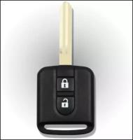 Корпус ключа зажигания для Ниссан, корпус ключа для Nissan, 2 кнопки, лезвие NSN14