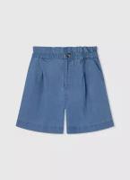 шорты детск для девочек, Pepe Jeans London, модель: PG800801, цвет: синий, размер: 17