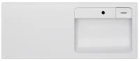 Раковина над стиральной машиной AM.PM X-Joy (1200х500х130) правая, белый глянец M85AWPR1201WG