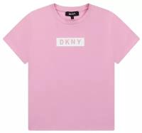 Футболка DKNY, размер 176, розовый