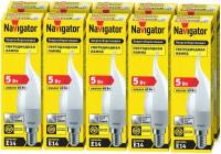 Светодиодная лампа Navigator 61 026 NLL-P-FC37-5-230-4K-E14-FR, 10 шт