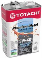 TOTACHI Масло Моторное 5W40 Totachi 4Л Синтетика Premium Diesel Cj-4/Sn Acea E9