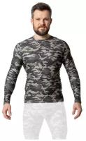 Рашгард хоккейный Mad Guy Camo-Line SR net/коричневый (L)