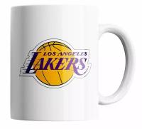 Кружка Лос-Анджелес Лейкерс/Los Angeles Lakers/Баскетбол/NBA/Спортивный клуб/в подарок/принт. 330 мл