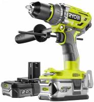 Дрель-шуруповерт бесщеточная аккумуляторная Ryobi R18PD7-252S ONE+