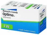 Контактные линзы Bausch & Lomb Optima FW, 4 шт., R 8,4, D -4,5