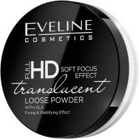 EVELINE Пудра транспарентная Full HD Mineral Loose Powder фиксирующая, 6 г, Translucent