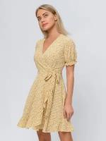 Платье 1001dress, размер L, белый, зеленый